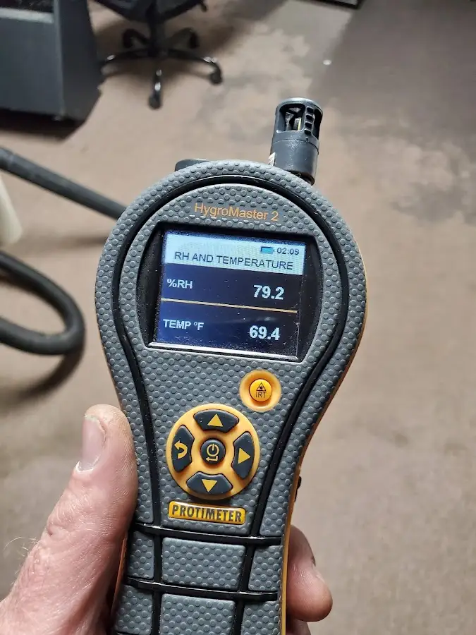 Moisture meter humidity assessment for Fire & Smoke Damage Restoration in Orange City